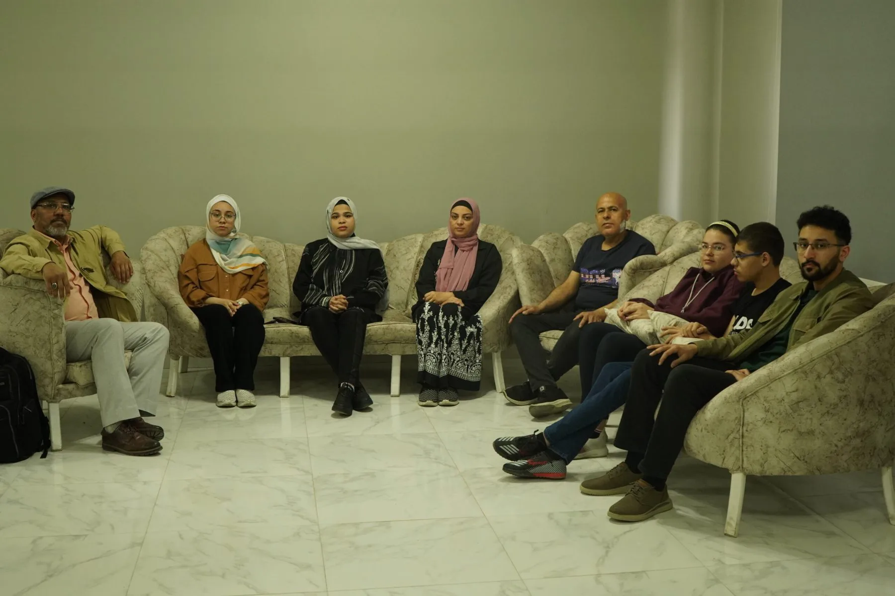 A community gathering of families we support